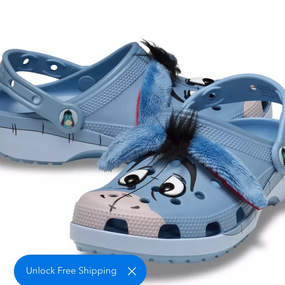 Disney eeyore crocs
